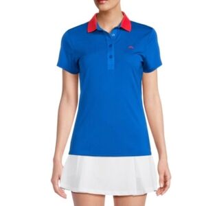 NWT J. Lindeberg Cassie Ladies Golf Polo Shirt Navy